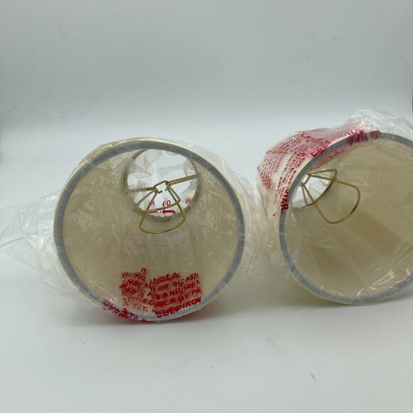 32666-2 Small Hardback Empire Shape Chandelier Clip-On Lamp Shade Set (2 Pack... - Picture 6 of 8